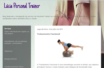 Blog Lúcia Personal Trainer
